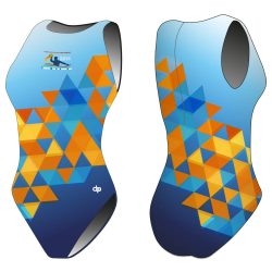 Damen Wasserballanzug-HWPSC5 mit breiten Trägern