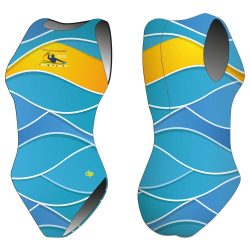Damen Wasserballanzug-HWPSC6 mit breiten Trägern