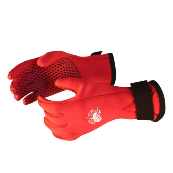Neoprene gloves - 3mm - Red
