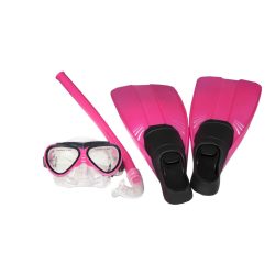 Taucher set-Kinder-pink