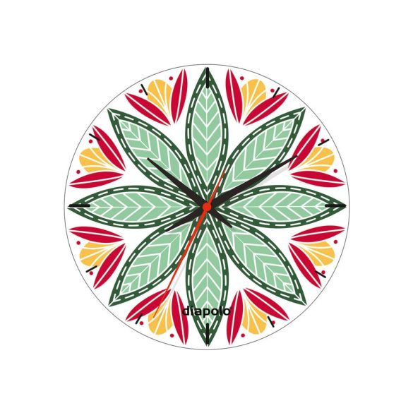 Wall Clock - Geometric Flower 