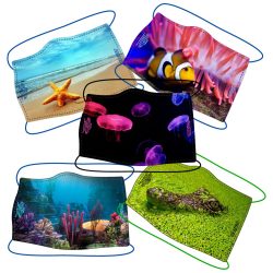 FACE MASK-SEA-PACK OF FIVE